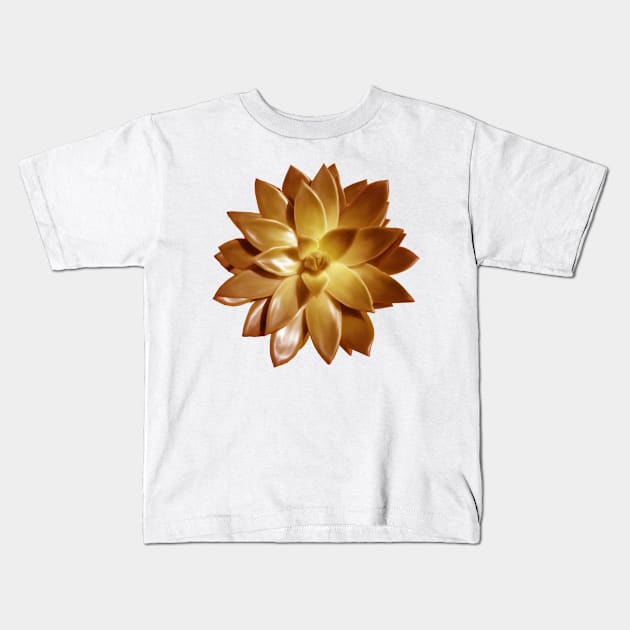 SUCCULENT MANDALA Kids T-Shirt by artbysavi